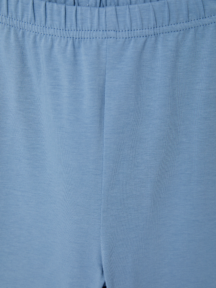 Пижама с принтом для девочек (голубой, 122-128 (7-8 YEARS)) sela 4680129055844 - фото 6