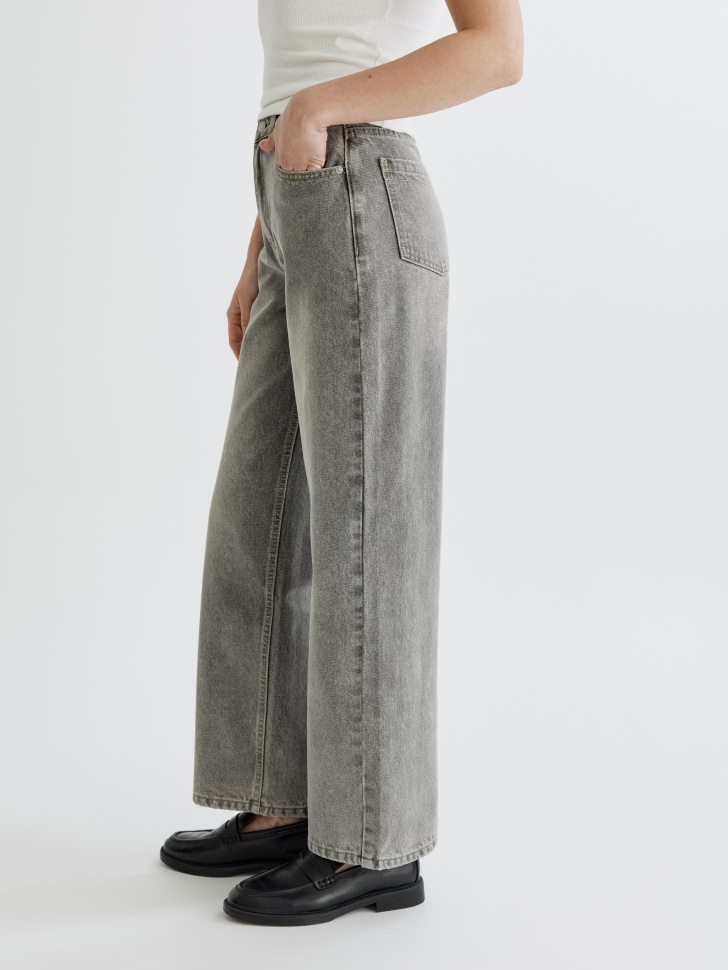 укороченные джинсы tapered из россии вид сбоку