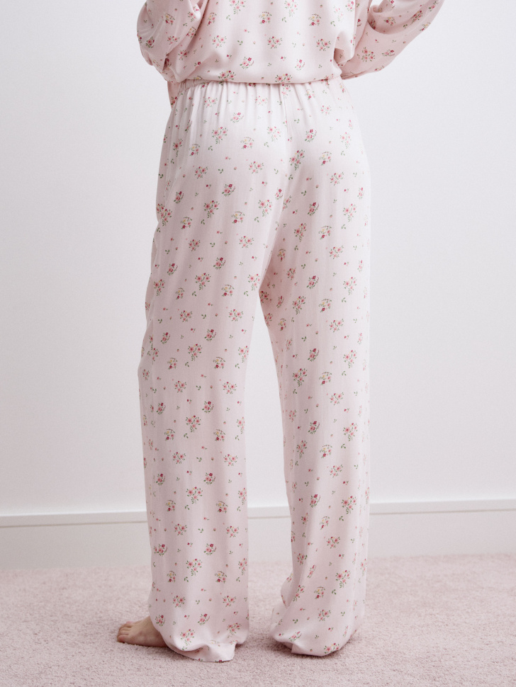 пижама из струящейся вискозы с принтом 4680798510941 по низкой цене