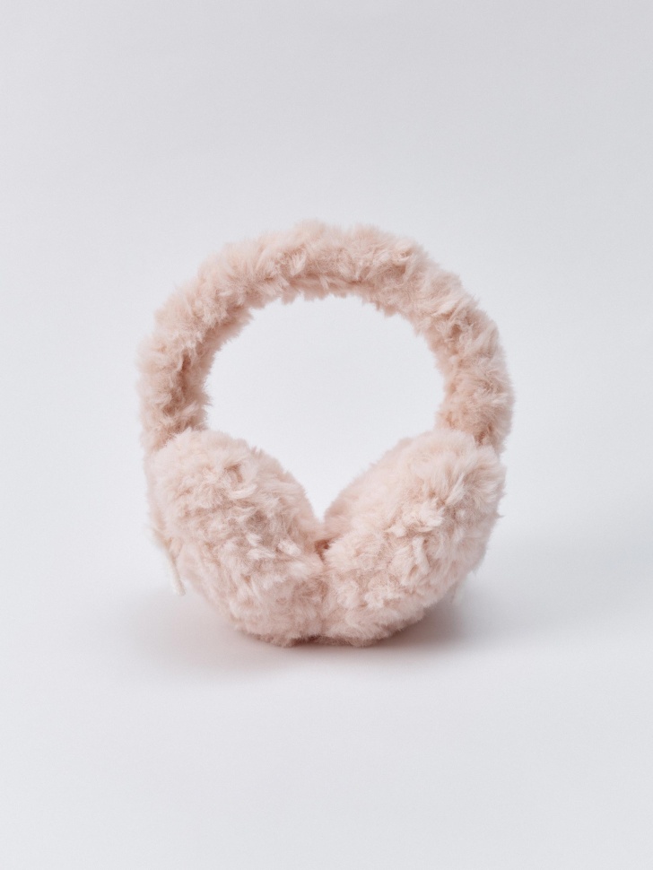 утепленные меховые наушники для девочек от бренда sela вид слева