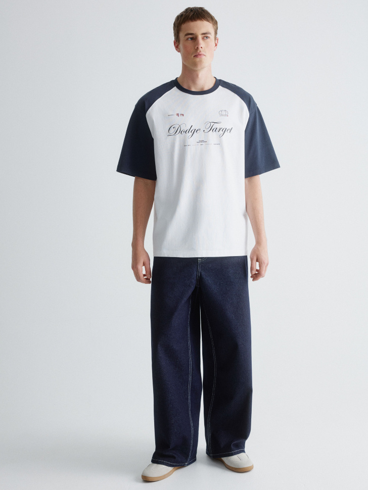 футболка оверсайз с принтом 4610517242594 по акции