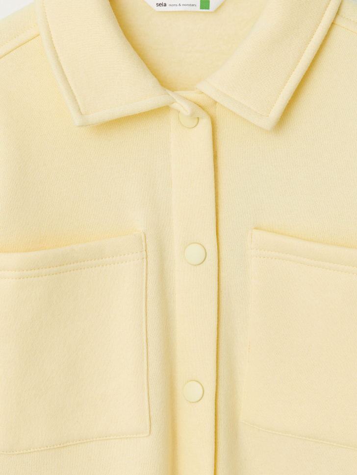 Трикотажная рубашка для девочек (желтый, 122/ 7-8 YEARS) от Sela
