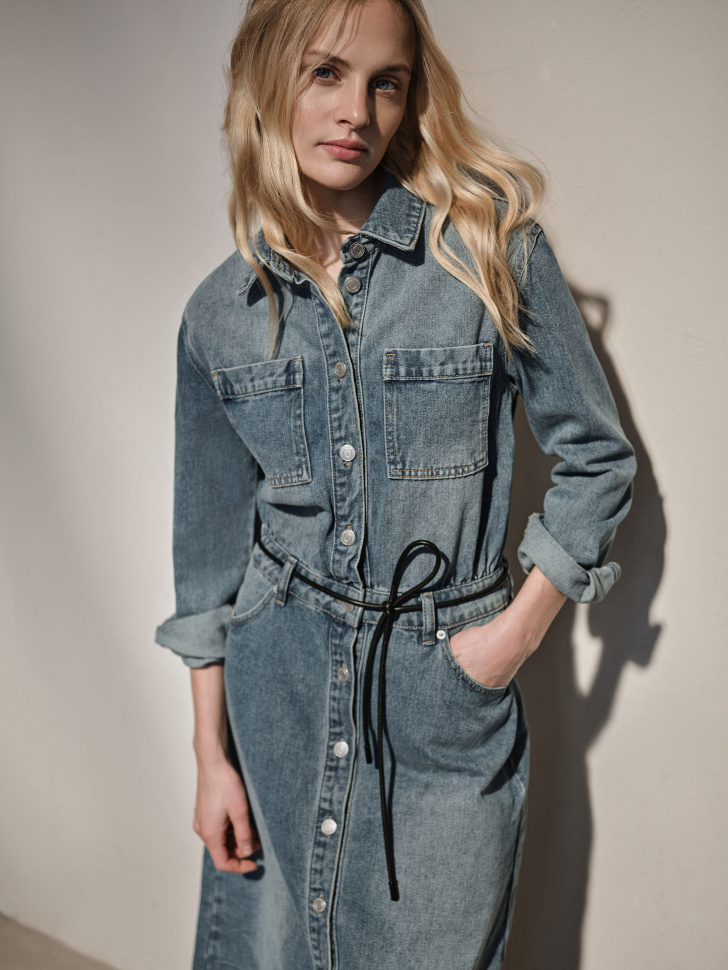 

Джинсовое платье макси, 5803010722