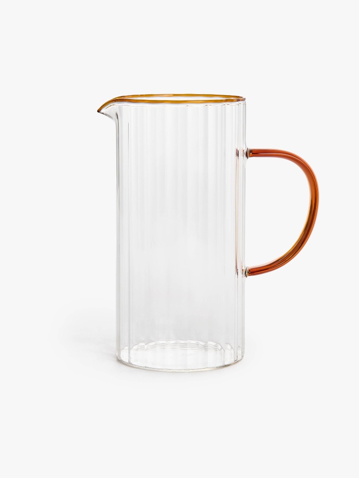 кувшин из стекла с рельефным узором 4610517778222 фотография