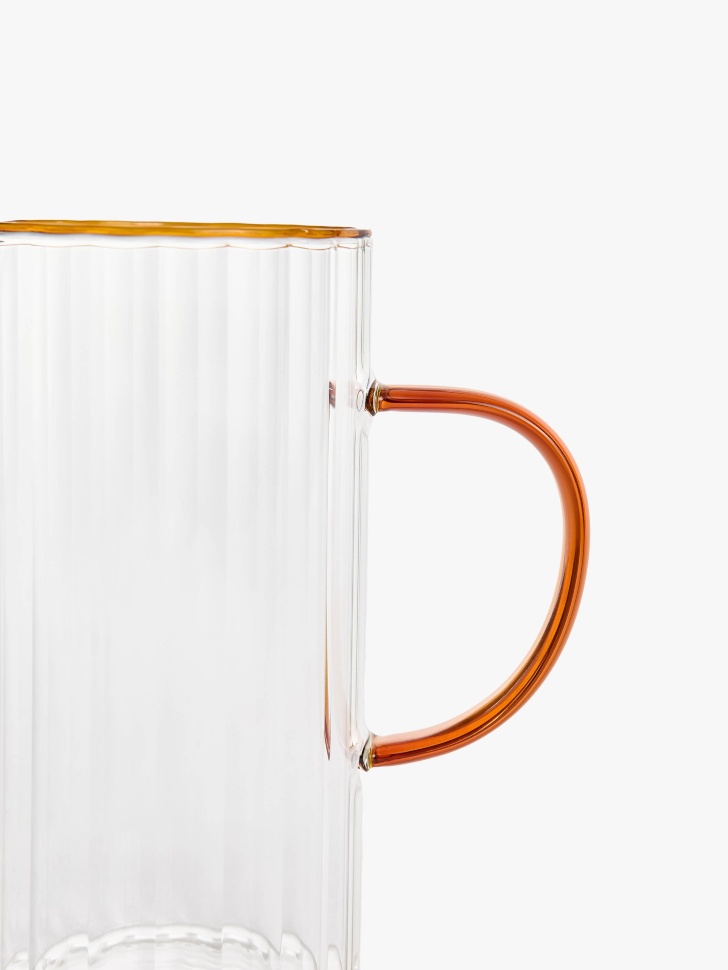 кувшин из стекла с рельефным узором по цене 1299 руб вид справа