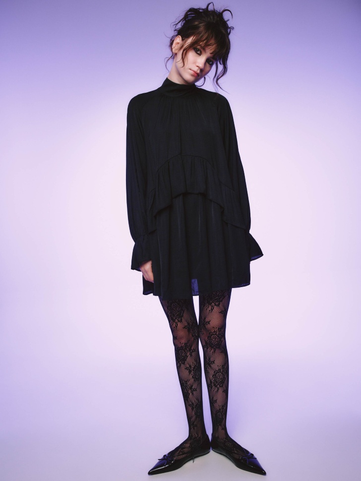 мини платье из линейки  young универсального стиля с лицевой стороны