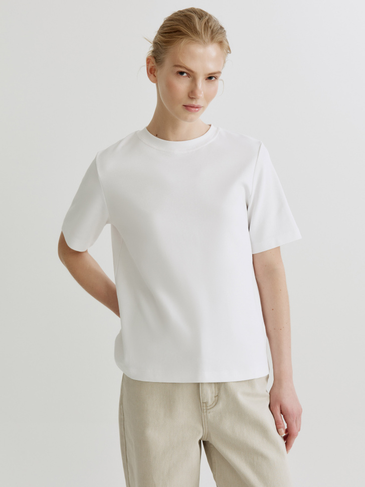 Базовая футболка Sela, белый, арт. 41434