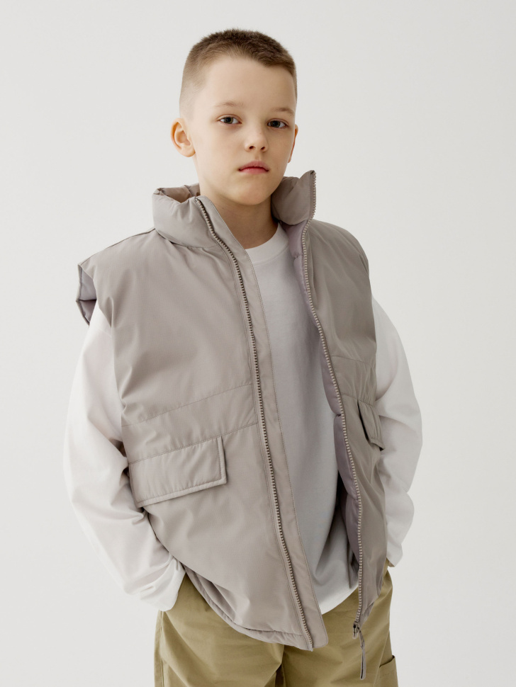 дутый жилет для мальчиков 4610517421470 фотография