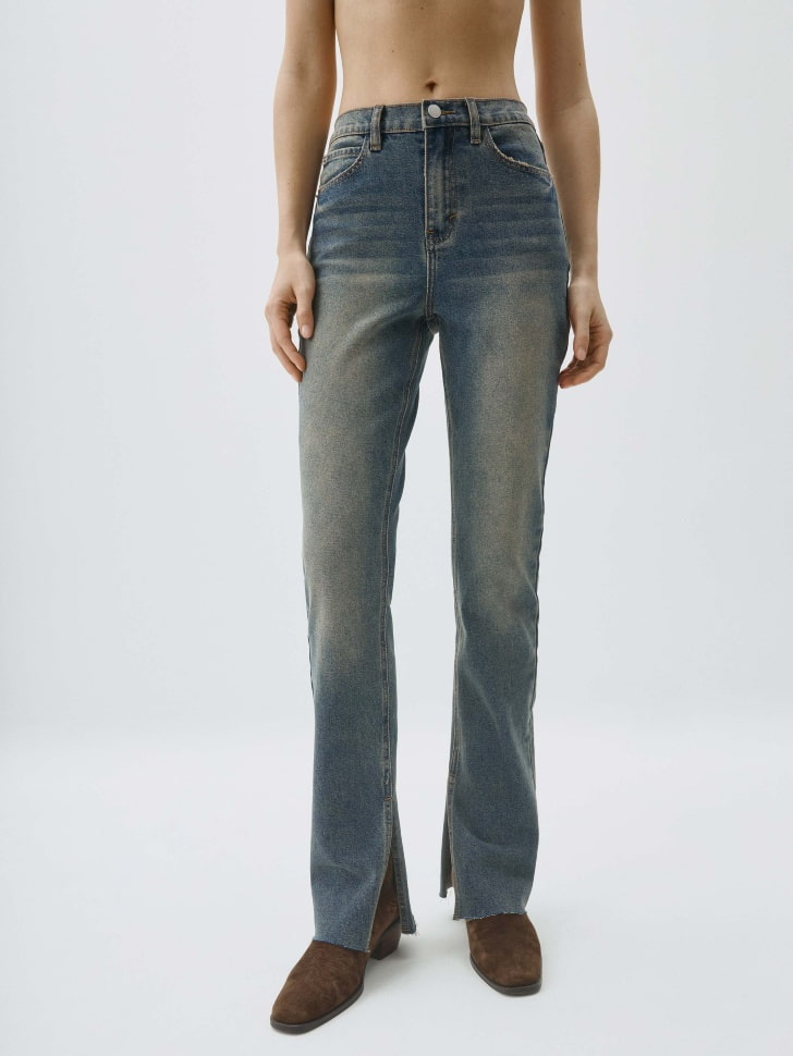 Джинсы 426 SLIM FIT с разрезами. Фото №2