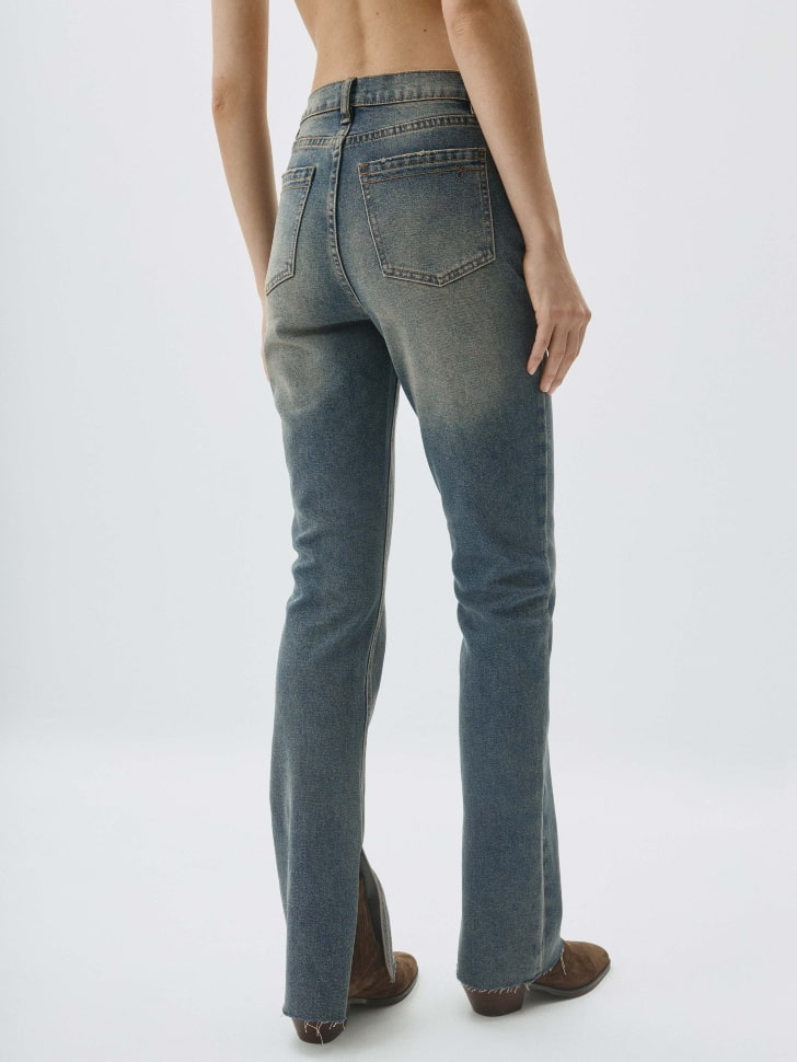 Джинсы 426 SLIM FIT с разрезами. Фото №4