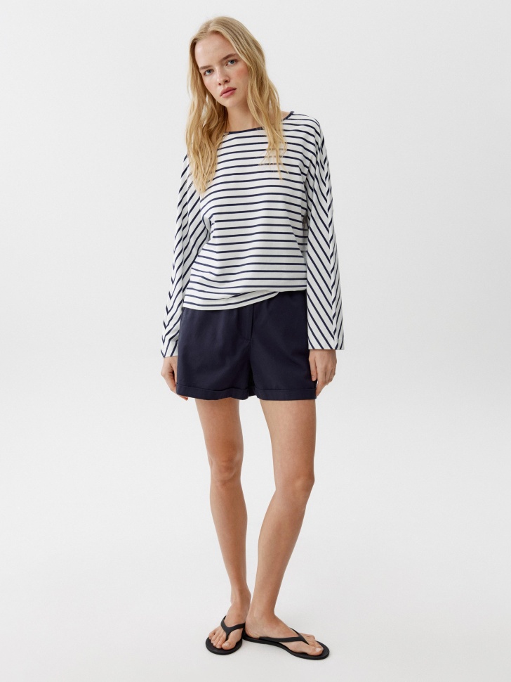 короткие шорты с присборенной талией 4610517604583 фотография