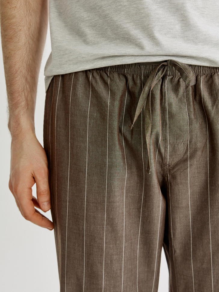 домашние брюки из хлопка из россии вид сбоку