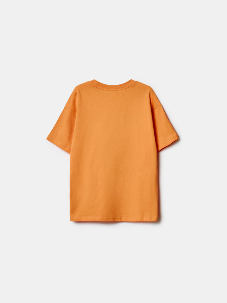 футболка оверсайз с принтом для мальчиков от бренда sela вид слева