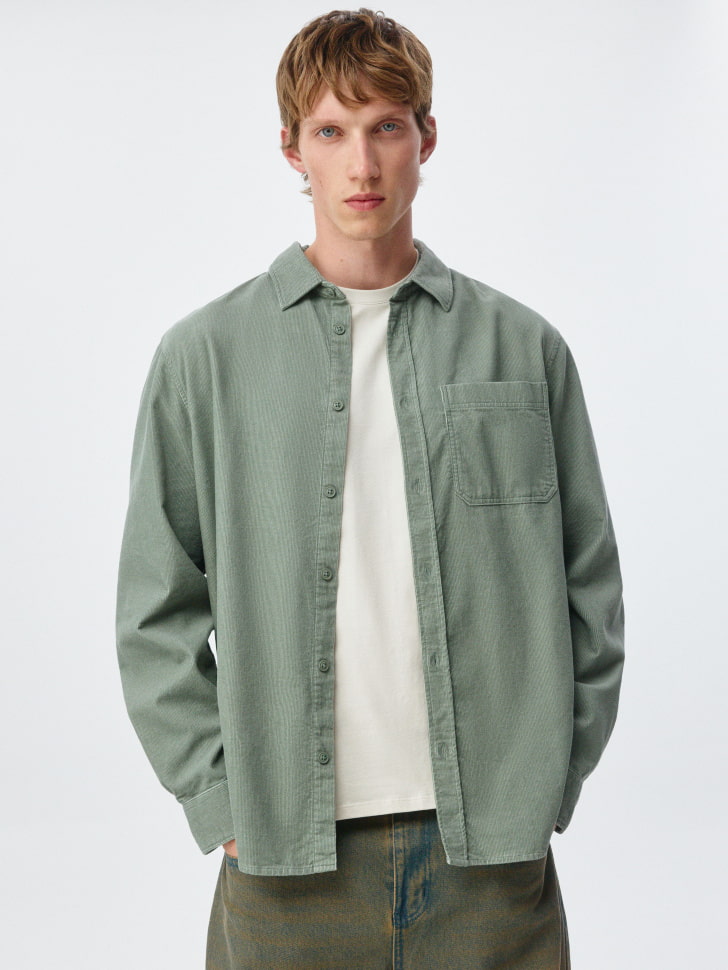 

Вельветовая рубашка REGULAR FIT