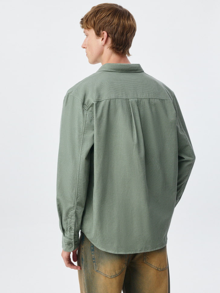 вельветовая рубашка regular fit 4680798529233 в интернет магазине