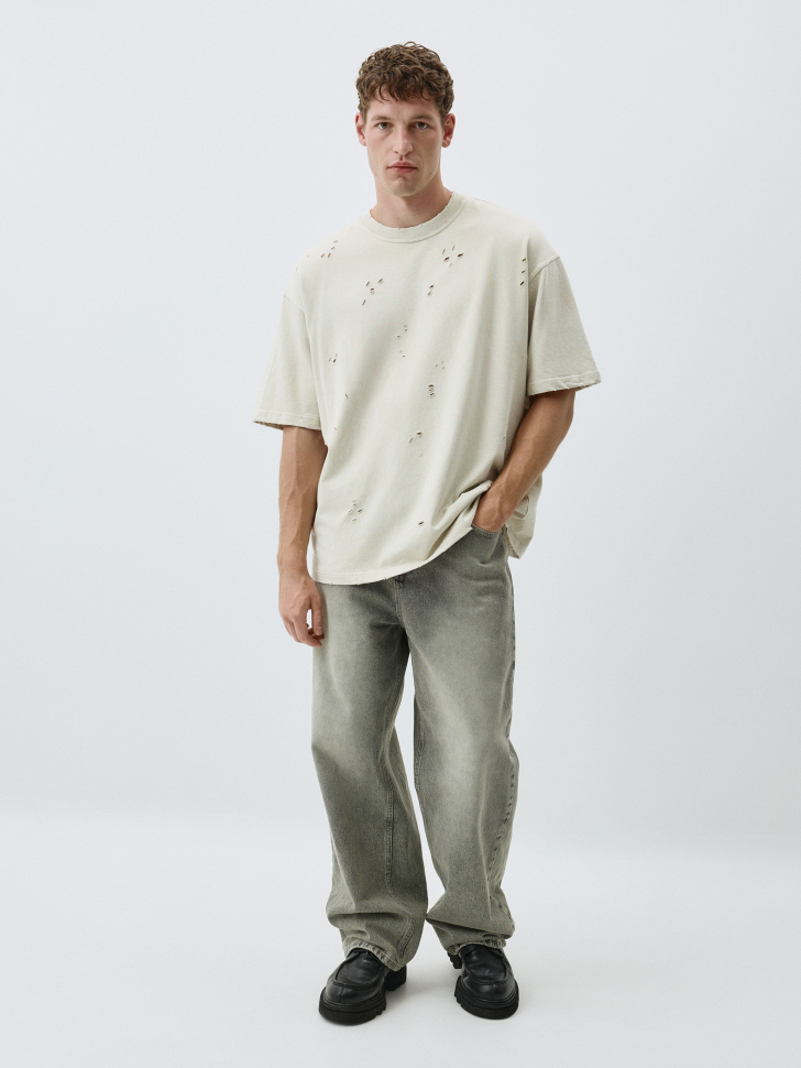 

Футболка OVERSIZE FIT с разрезами