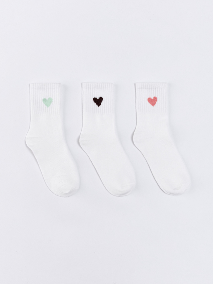 

Набор из 3 пар носков для девочек, 6802172472