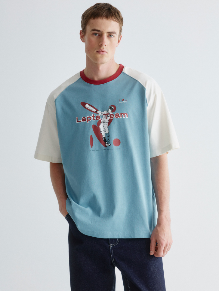 футболка оверсайз с принтом 4610517244352 фотография