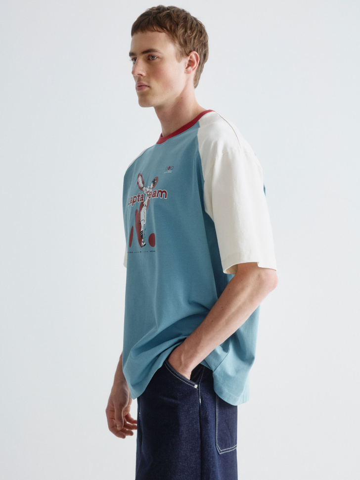 футболка оверсайз с принтом 4610517244352 купить с доставкой