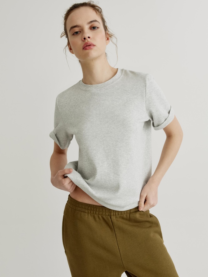 Базовая футболка SELA из интерлока, арт. 38700