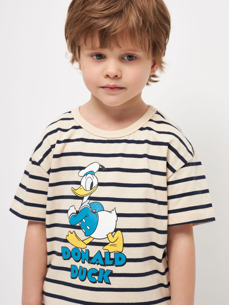 

Футболка в полоску с принтом Disney Donald Duck для мальчиков