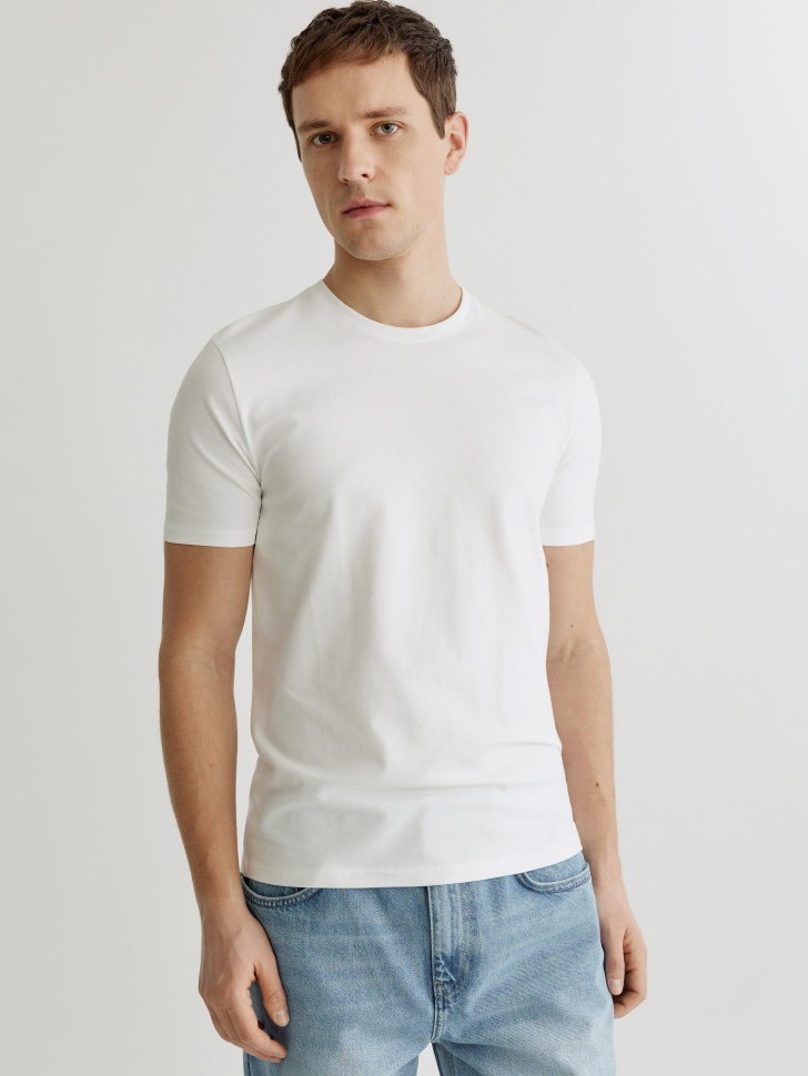 Футболка SELA Super Slim Fit, белый, арт. 43449