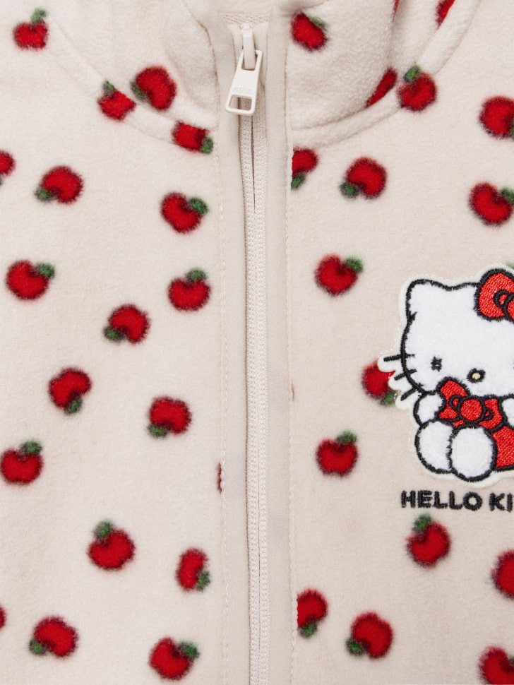 Флисовая толстовка с Hello Kitty для девочек. Фото №6