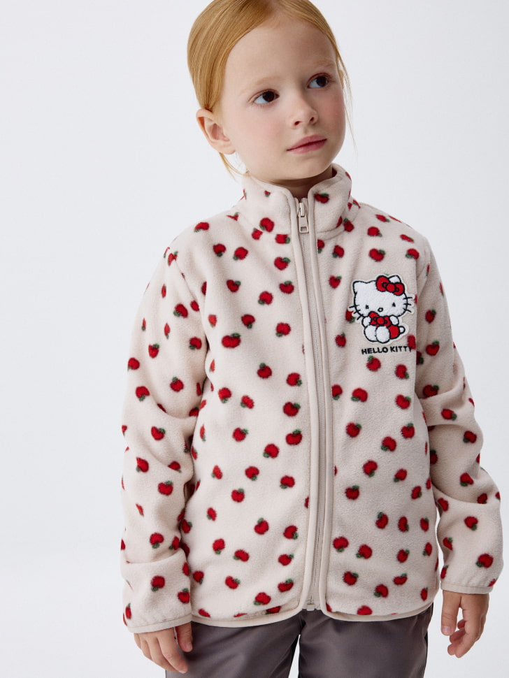 

Флисовая толстовка с Hello Kitty для девочек