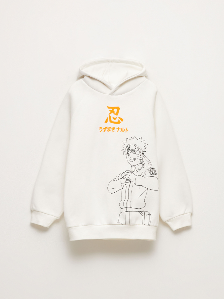 

Худи с принтом Naruto для мальчиков, Белый