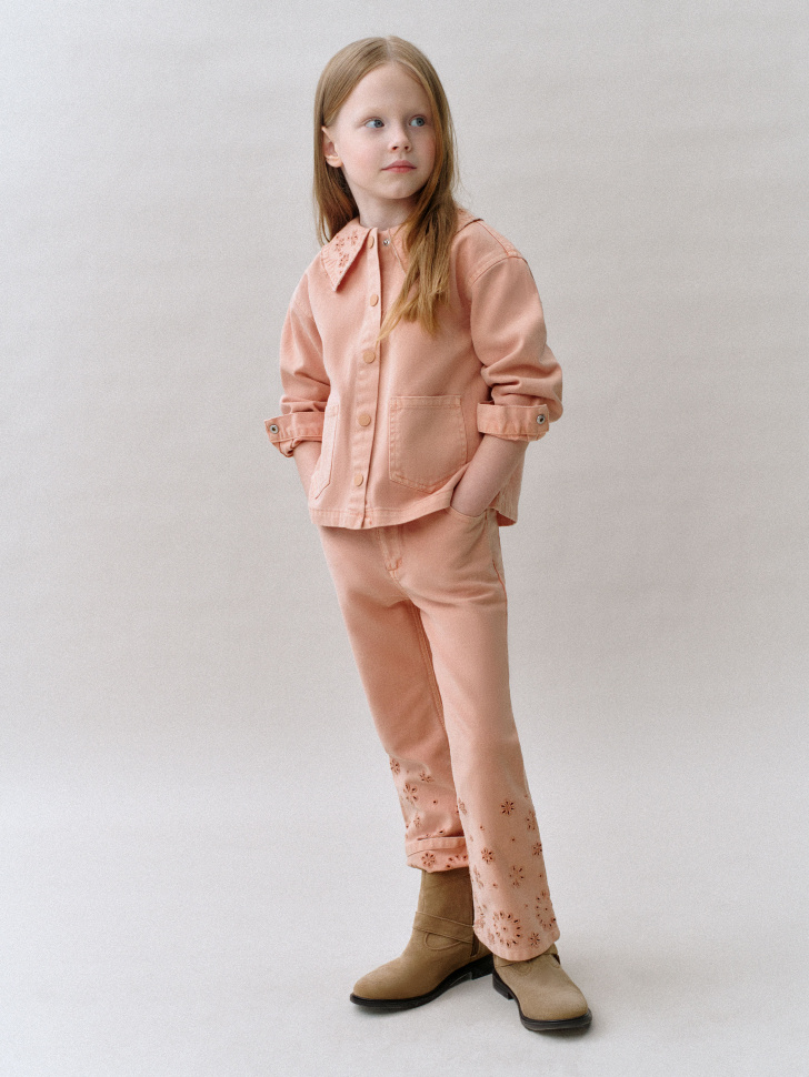 

Джинсы Paperbag fit на резинке для девочек