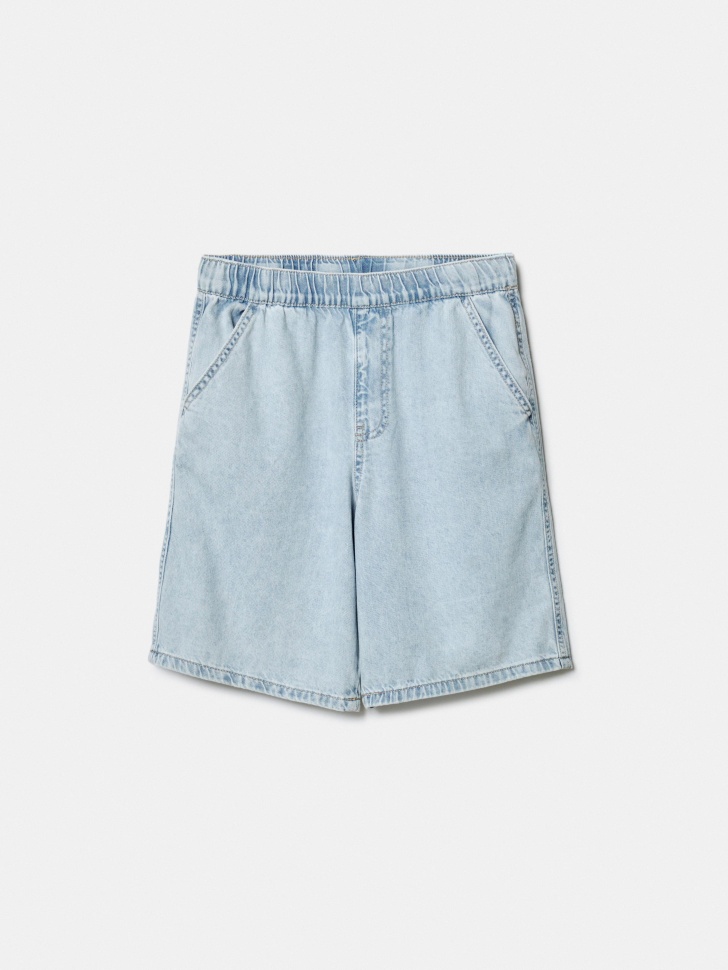 Джинсовые шорты SELA для мальчиков, голубой, арт. 49889
