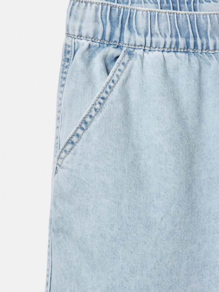 джинсовые шорты на резинке для мальчиков по цене 1899 руб вид справа