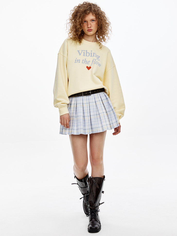 Мини-юбка SELA Young, голубой, арт. 51834