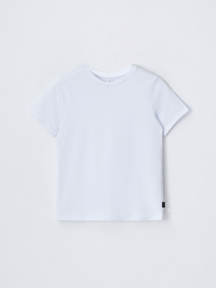 Базовая белая футболка для мальчиков (белый, 146) sela 4680168195136 - фото 1