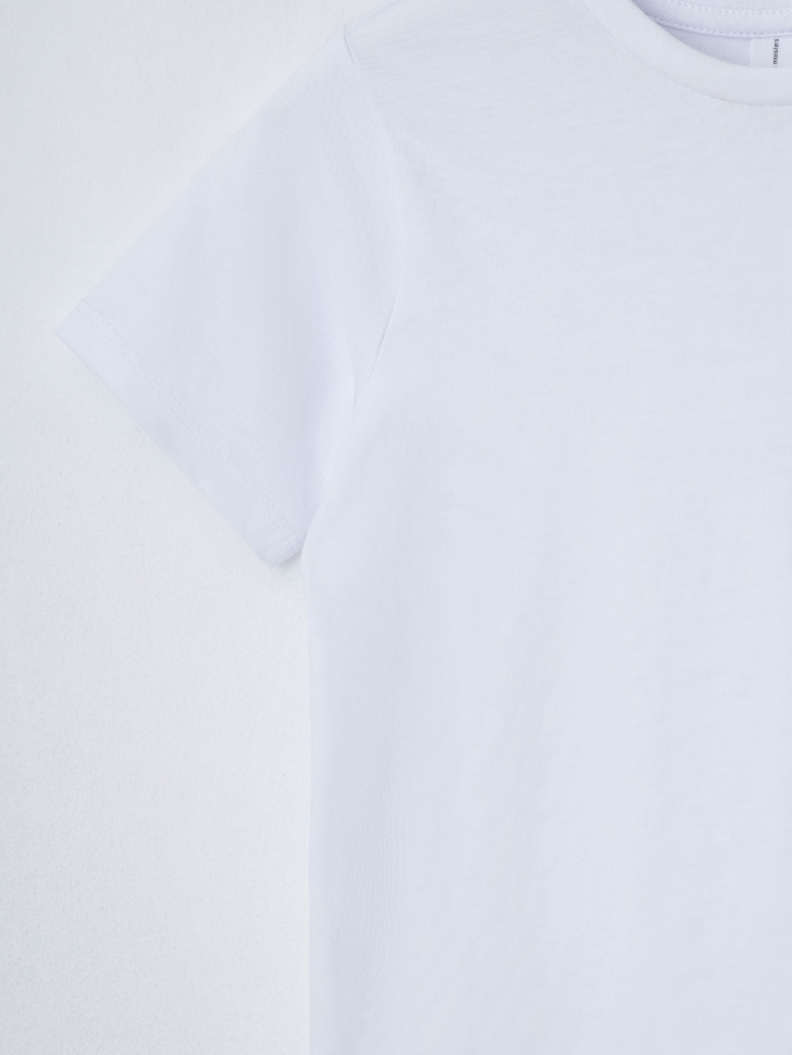 Базовая белая футболка для мальчиков (белый, 146) sela 4680168195136 - фото 2