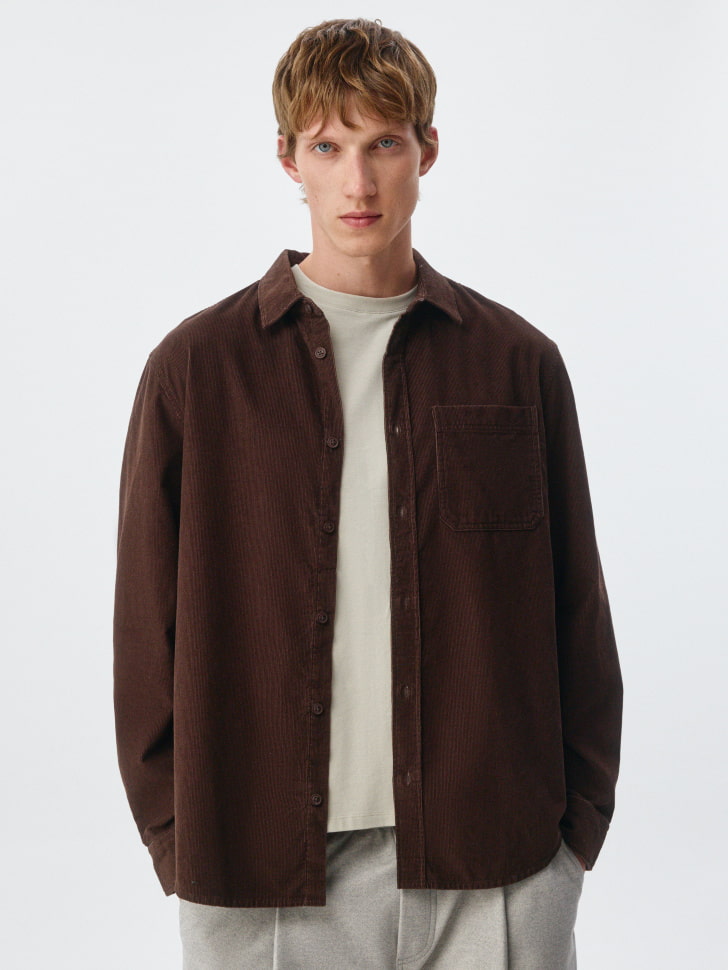 

Вельветовая рубашка REGULAR FIT
