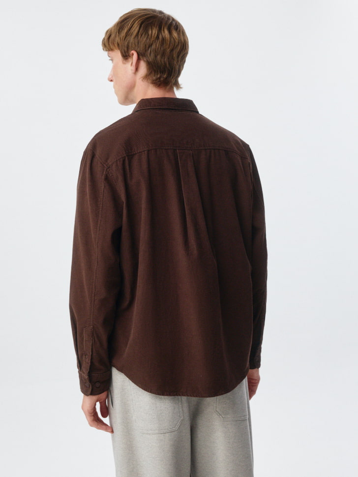 вельветовая рубашка regular fit 4680798529295 в интернет магазине