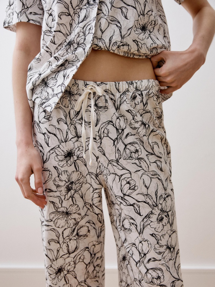 пижама из мягкого трикотажа с принтом 4680798295244 с промокодом