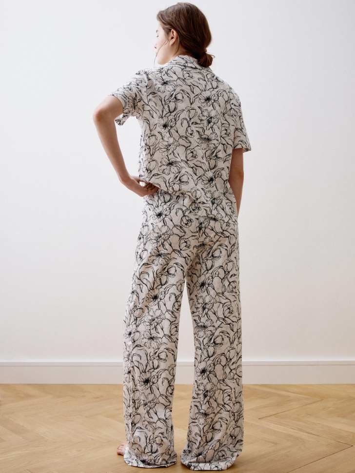 пижама из мягкого трикотажа с принтом 4680798295244 по низкой цене