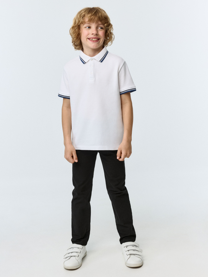 

Прямые брюки из твила для мальчиков