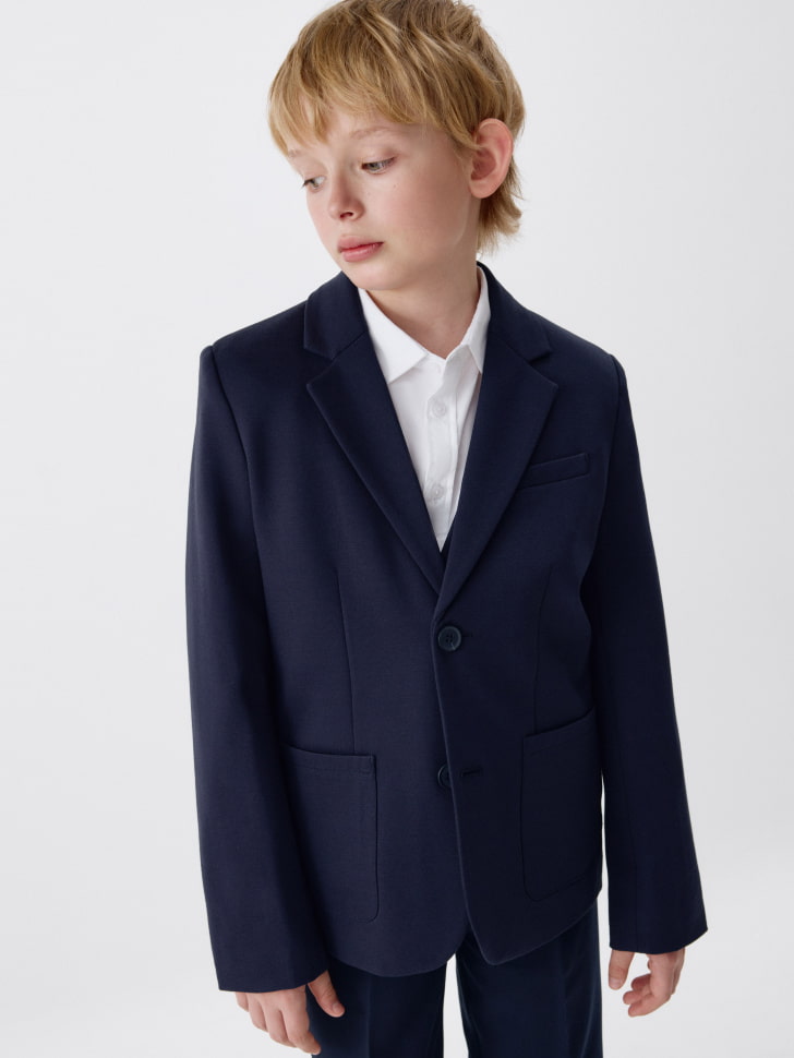 Трикотажный пиджак Slim fit для мальчиков