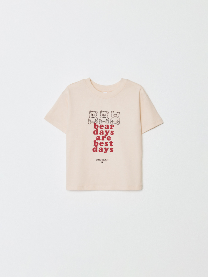 футболка оверсайз с принтом для девочек 4610517330208 фотография