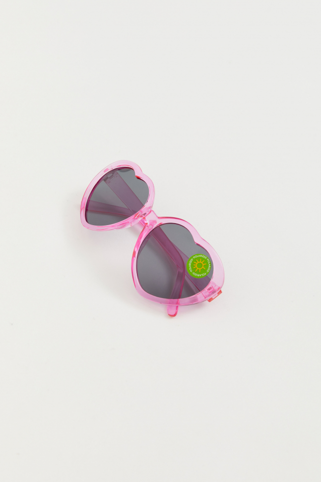 Детские солнцезащитные очки в форме сердечек sela 4680129451240 - фото 1