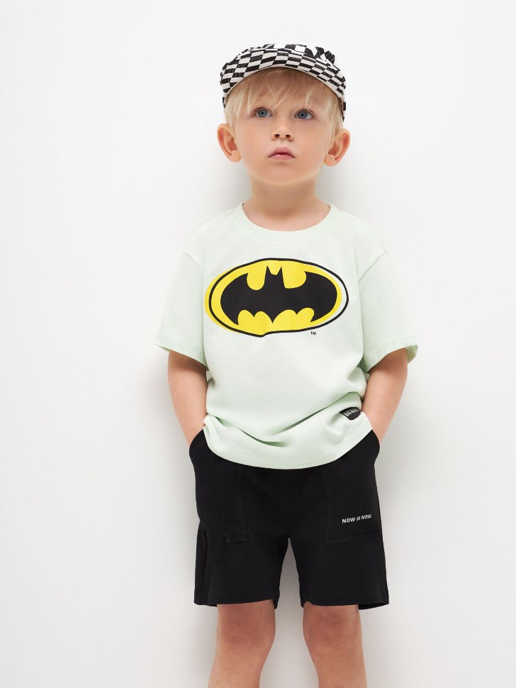 

Футболка с принтом Batman для мальчиков, Зеленый