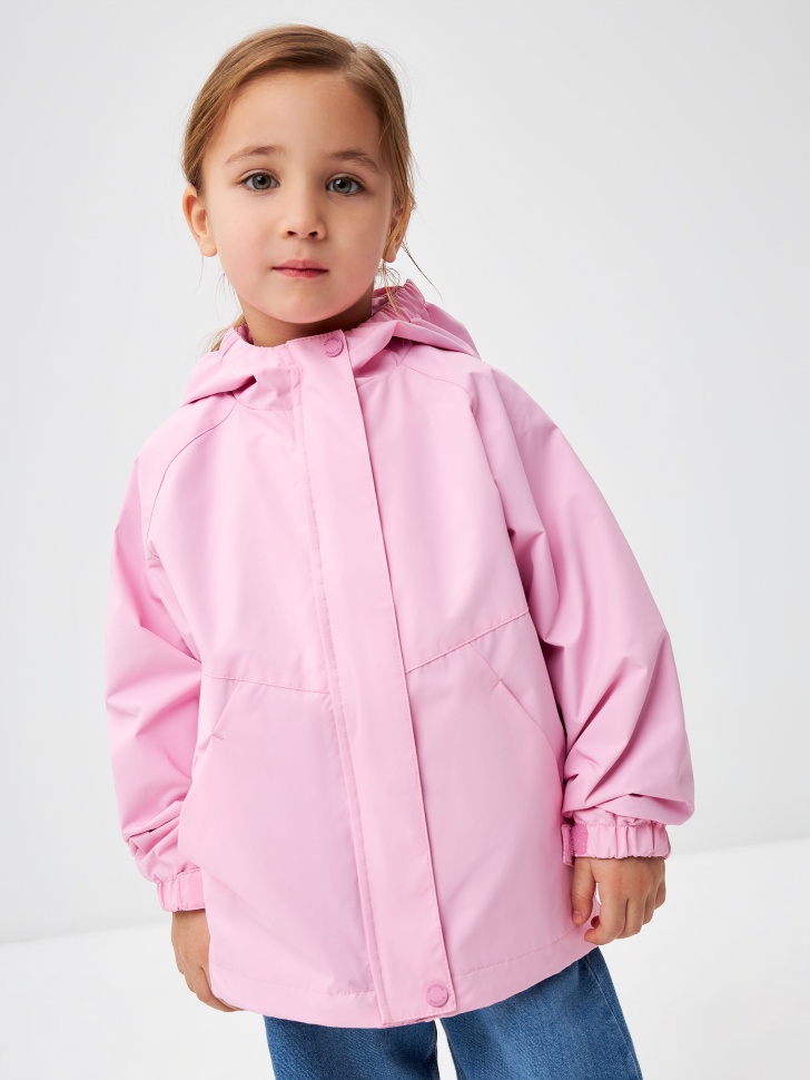 Демисезонная куртка для девочек (розовый, 98) sela 4680168441547 - фото 1