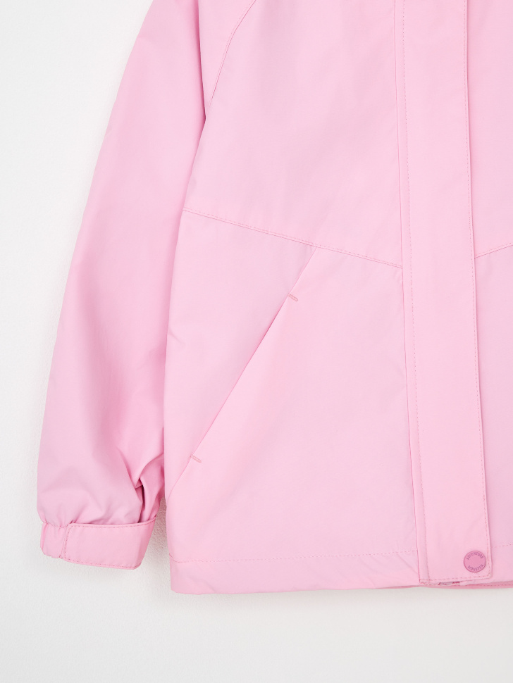 Демисезонная куртка для девочек (розовый, 98) sela 4680168441547 - фото 5