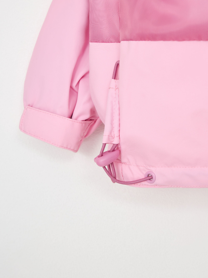 Демисезонная куртка для девочек (розовый, 98) sela 4680168441547 - фото 7