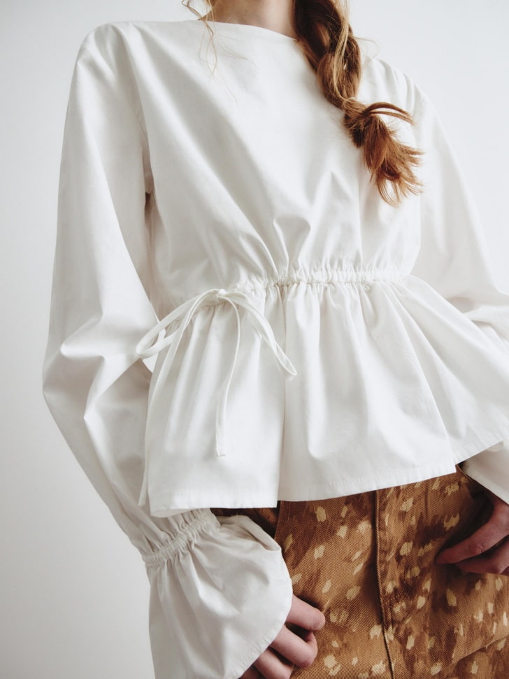 блузка с баской из линейки sela young 4610517182760 по низкой цене