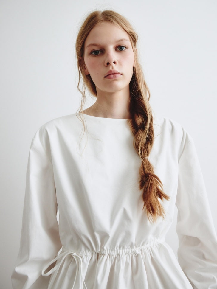 блузка с баской из линейки sela young 4610517182760 купить с доставкой