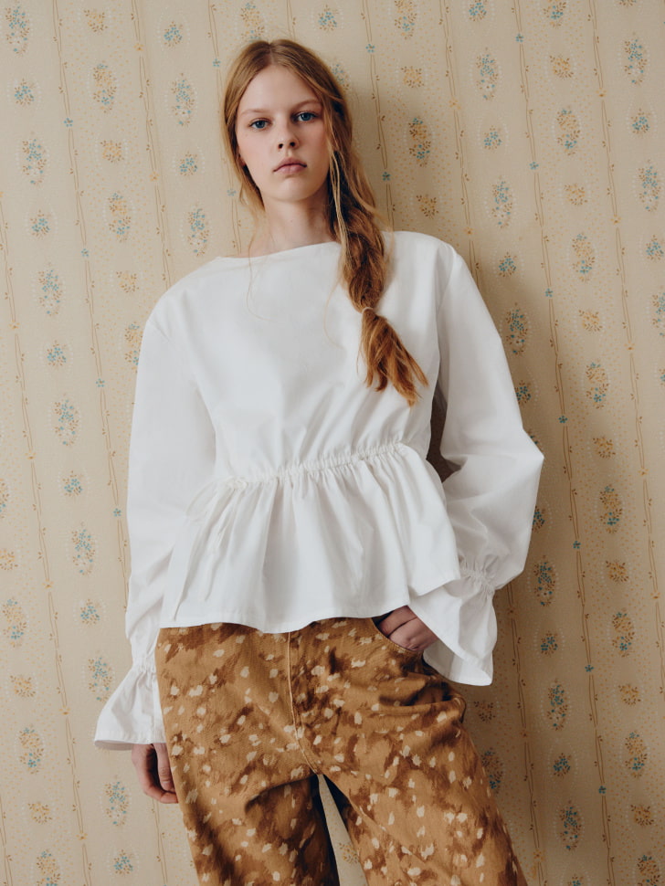 блузка с баской из линейки sela young 4610517182760 фотография